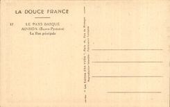 Ainhoa - Soft France - Yvon - the Main street - CPA