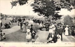 Pau - Le Boulevard des Pyrenees - CPA 