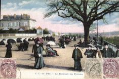 Pau - the Boulevard of the Pyrenees - CPA