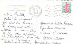 Cambo of the Baths - Souvenir Winds into a ball Basque - CPA