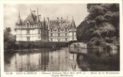 Azay le Rideau - Chateau National - Musee de la Renaissance - CPA 
