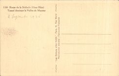 Route de la Schlucht - Tunnel dominating the Valley of Munster - CPA