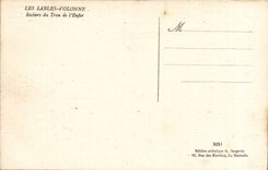 Arenas Olonne - rocas del agujero del infierno - CPA