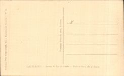 Cauterets - Way of the Lake Gaube - CPA