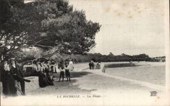 La Rochelle - la playa - CPA
