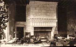 Langeais - Room Anne of Brittany - the Chimney - CPA