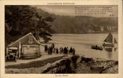 Poetic Auvergne - the Lake Pavin - CPA