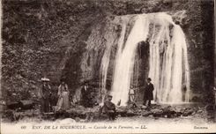 Surroundings of Bourboule - Cascade of Verniere - CPA