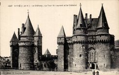 Glaze - the Castle - the St Laurent Tower - CPA