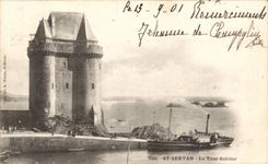 Saint Servan - the Solidor Tower - CPA