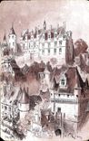 Loaches - Illustration - the Castle - CPA
