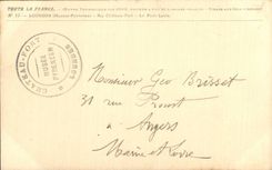 Lourdes - Castle Fort - the Levis Bridge - CPA