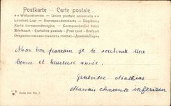 Festivals - Happy New Year - houx - holly - CPA