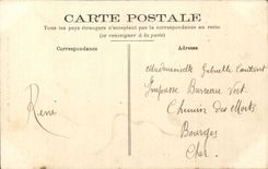 CPA Bourges interior de la catedral