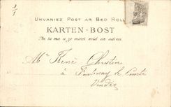 CPA Landerneau Old women houses of the Bridge Elorn