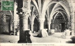 Interior CPA layered branches of the barn to the dimes