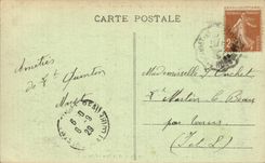 CPA Chouvigny the road and Sioule in the throats