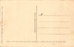 Pau - La Vallee du vu du Parc du Chateau - CPA