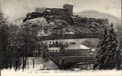 Lourdes - Northern Face of the Castle - CPA