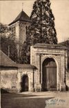 Solesmes - Entrance of Abbey St Pierre - CPA