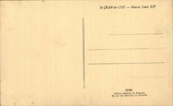 Saint Jean de Luz - Maison Louis XIV - CPA 