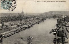 Rouen - View taken Transporter bridge - CPA