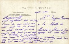 Fantaisie - Couple - Loin des yeux pres du coeur - CPA 
