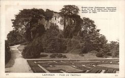 Langeais - Le Chateau - Le Parc - CPA 