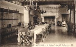 CPA Langeais the castle Room of the guards