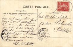 CPA Gavarnie the large cascade seen of the scales of Saradet Shepherd and sheep