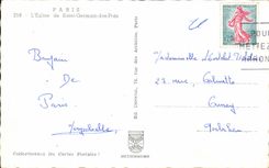CPA Paris Church of Saint Germain of Near