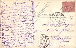 CPA Lourdes Station of the Peak of Jer