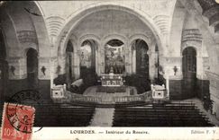 CPA Lourdes Interior of the rosary