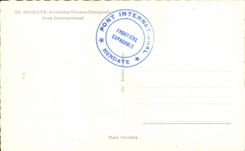 CPA Hendaye free Spanish Border international Bridge