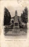 CPA Saint Pierreville War memorial for the fatherland