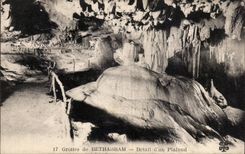 CPA Caves of Betharram Detail a ceiling