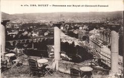 CPA Royat Panorama on Royat and Clermont Ferrand