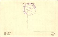 CPA Balloon Alsace the jump of trout