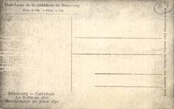 CPA Strasbourg Tower of the cathedral