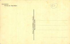 CPA Saverne Ruins of High Barr