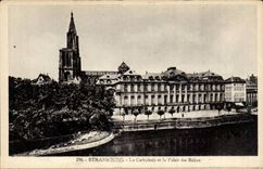CPA Strasbourg the cathedral and the palate of the rohan