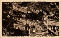 CPA Chatel Guyon visto por el hotel esplendido y nuevo plano