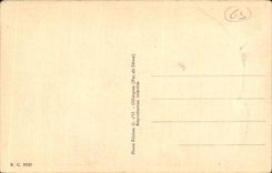 CPA Bourboule Joffre Public garden and church has horizon the Tenon