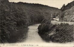 CPA Bourboule the road of the stopping