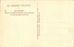 CPA Environs of the Mount Gilds With the foot of Sancy