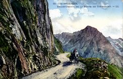CPA the Pyrenees Escarpments of the road of Tourmalet