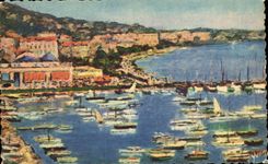 CPA Cannes View on the port the casino and hotels