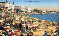 CPA Cannes the beach