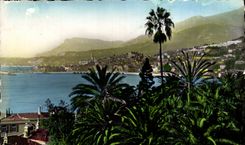 CPA Menton Italian Border