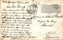 CPA Italy Italia San Remo panorama